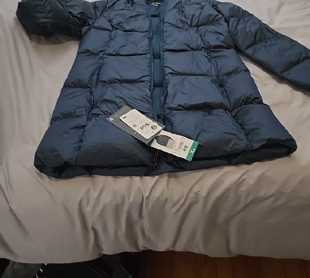 Navy Puffer Jacket XL - Picture 3 of 7